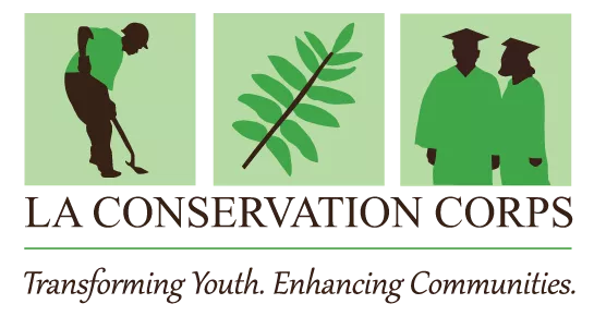 Los Angeles Conservation Corps Logo Transforming Youth Enhancing Communities