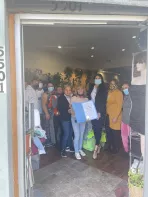 Group of people in store